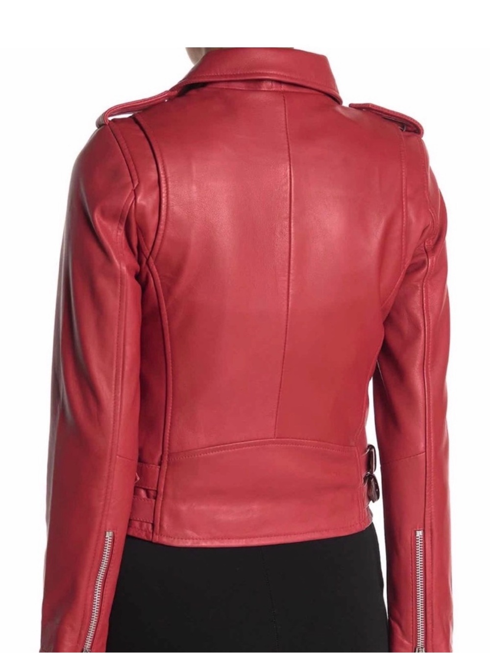 Walter Baker Liz Biker Jacket L - Picture 9 of 10